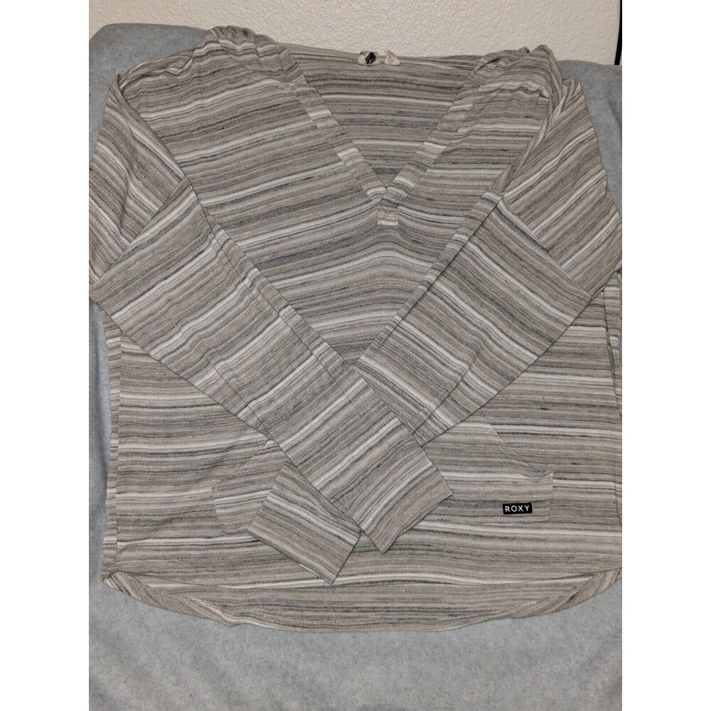 Womens Roxy Beachy Oversized Large Pullover Lightweight Hoodie